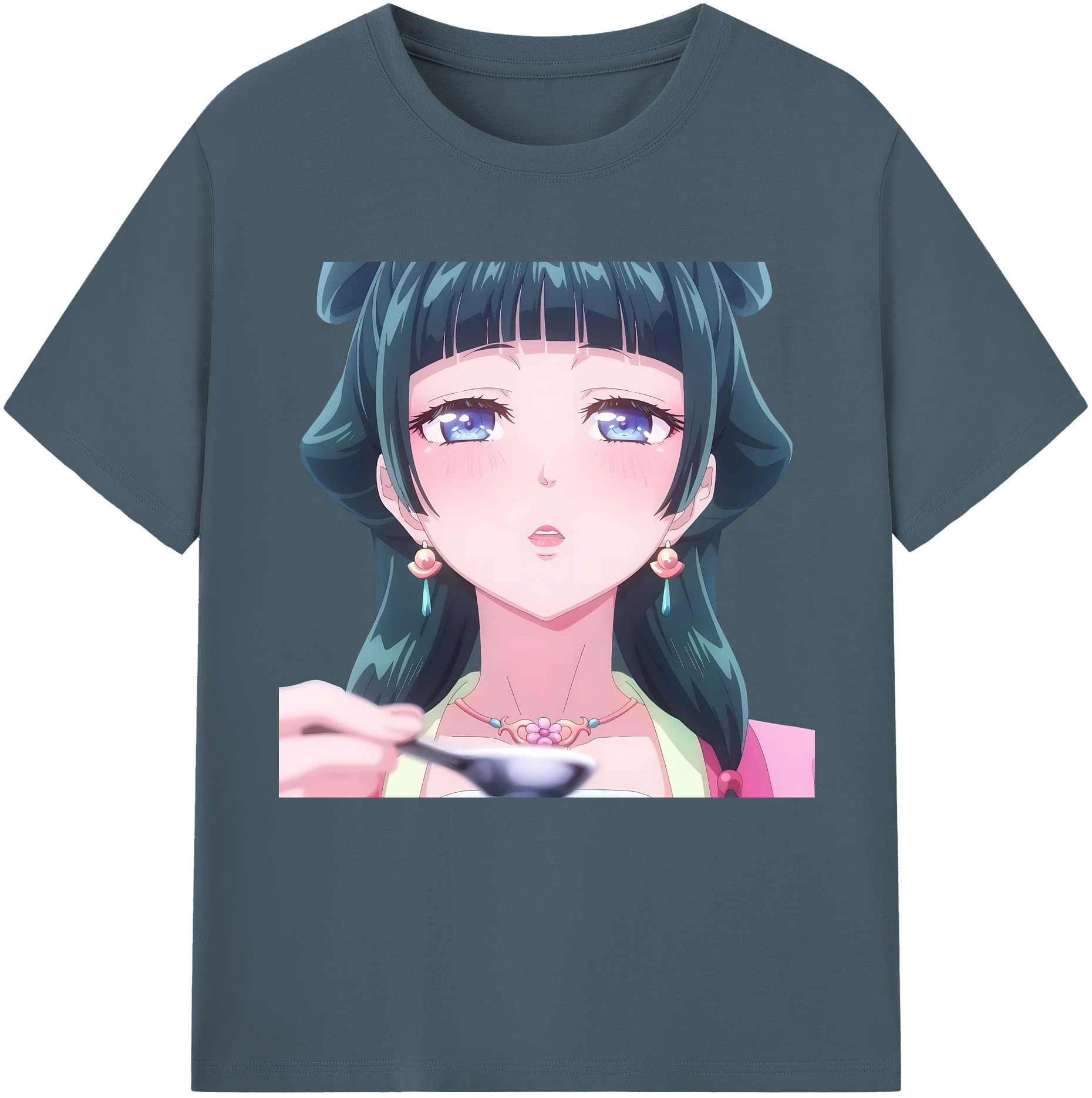 （画像用） 薬屋のひとりごと The Apothecary Diaries 綿100％半袖Tシャツ（フロントプリント）